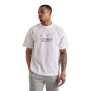 Nike Men's M90 Mix Tape T-Shirt SS Crew Neck White Size M NEW WITH TAGS!